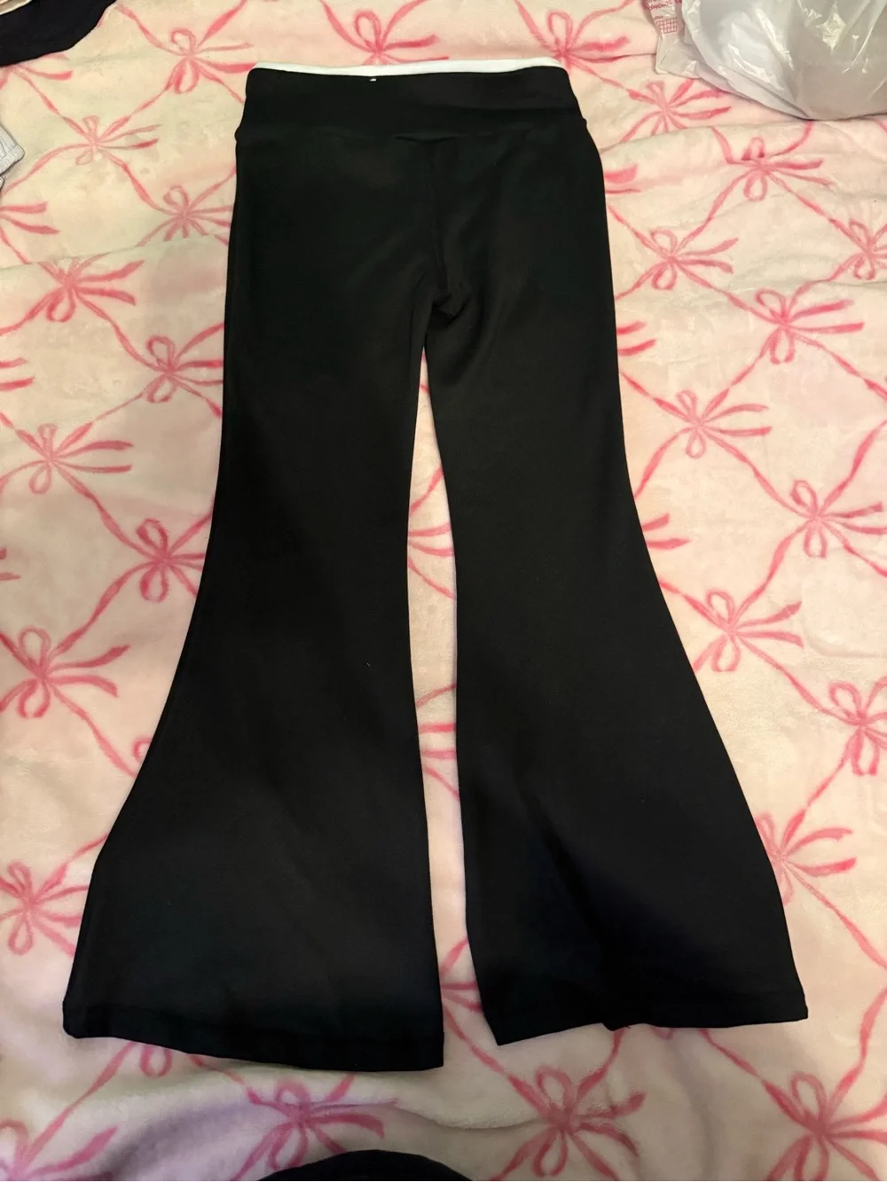 Justice Black Boot Cut Stretch Pants NWOT